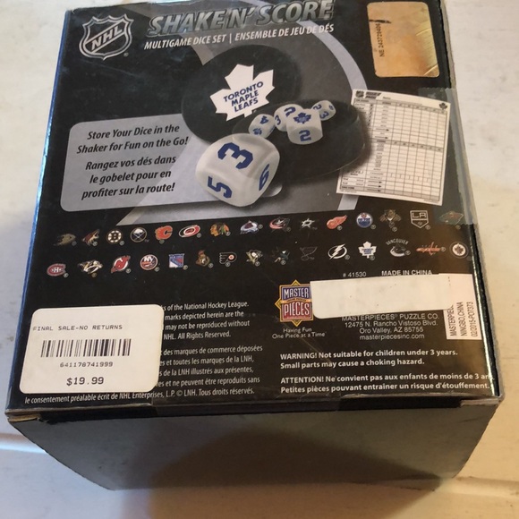 Shake n score. Mulitgame dice set - Picture 5 of 9